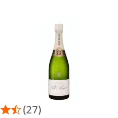 Flasche Champagner von Pol Roger, mit Sternenbewertung 4,6 von 5.