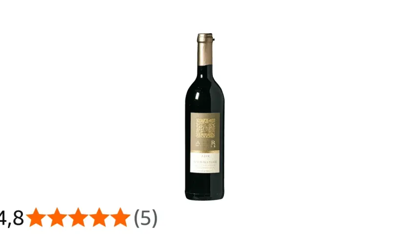 Flasche Spätburgunder Qualitätswein Halbtrocken von der Ahr, bewertet mit 4,8 Sternen. Ein toller Rotwein von der Ahr!