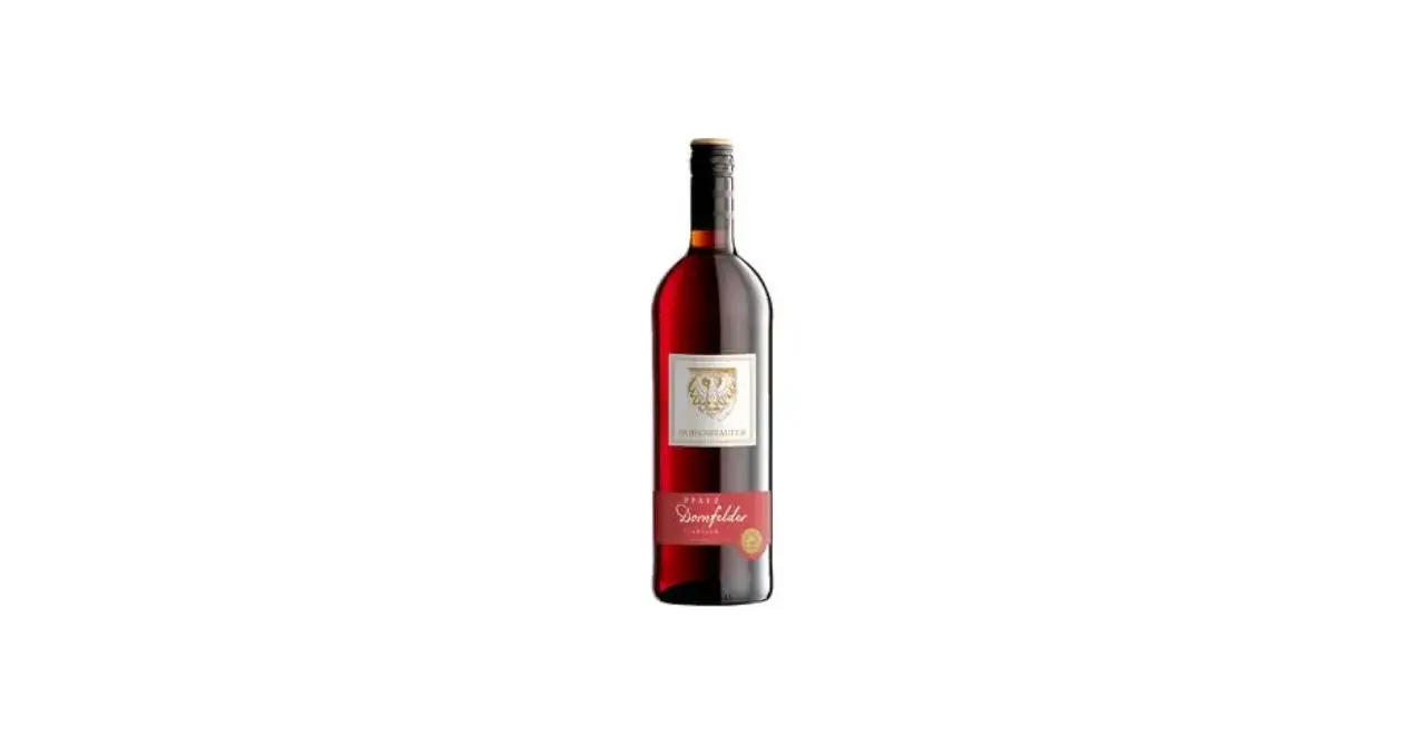 Flasche Rotwein Dornfelder aus der Pfalz. Ein bester Rotwein Pfalz, der zu jedem Anlass passt.