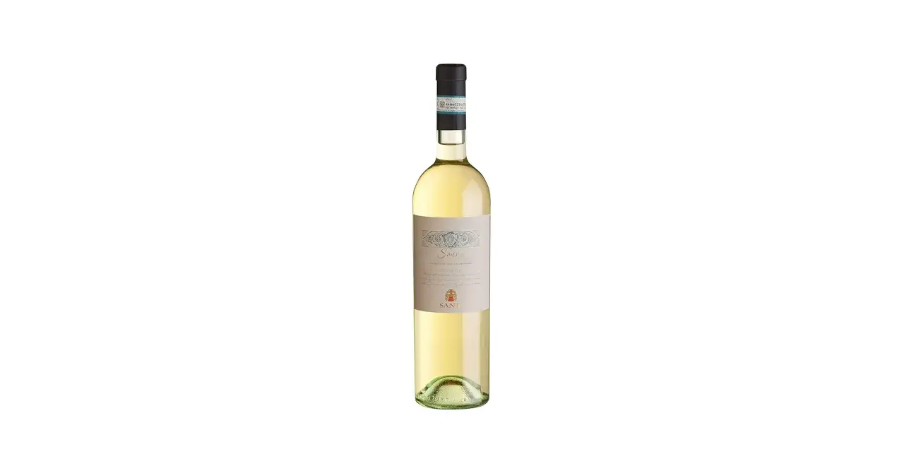 Eine Flasche Soave Classico vom Weingut Monteforte d'Alpone.